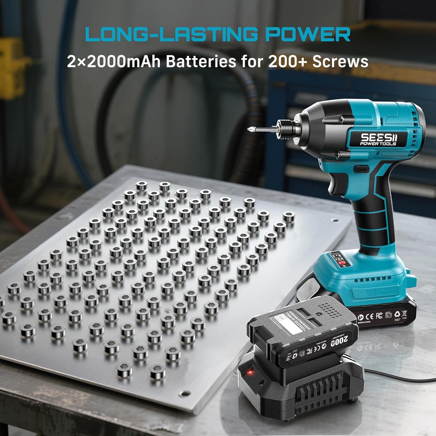 Cordless Drill Driver - مفك براغي كهربائي من سيسي بقوة