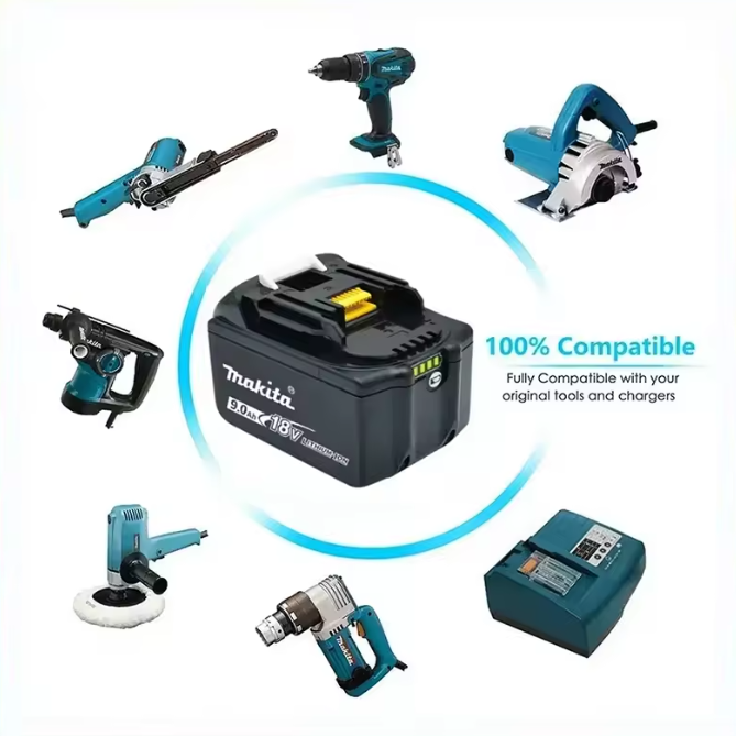 بطارية ماكيتا أصلية 18 فولت 9  - مراجعة Power Tools Makita وسعره