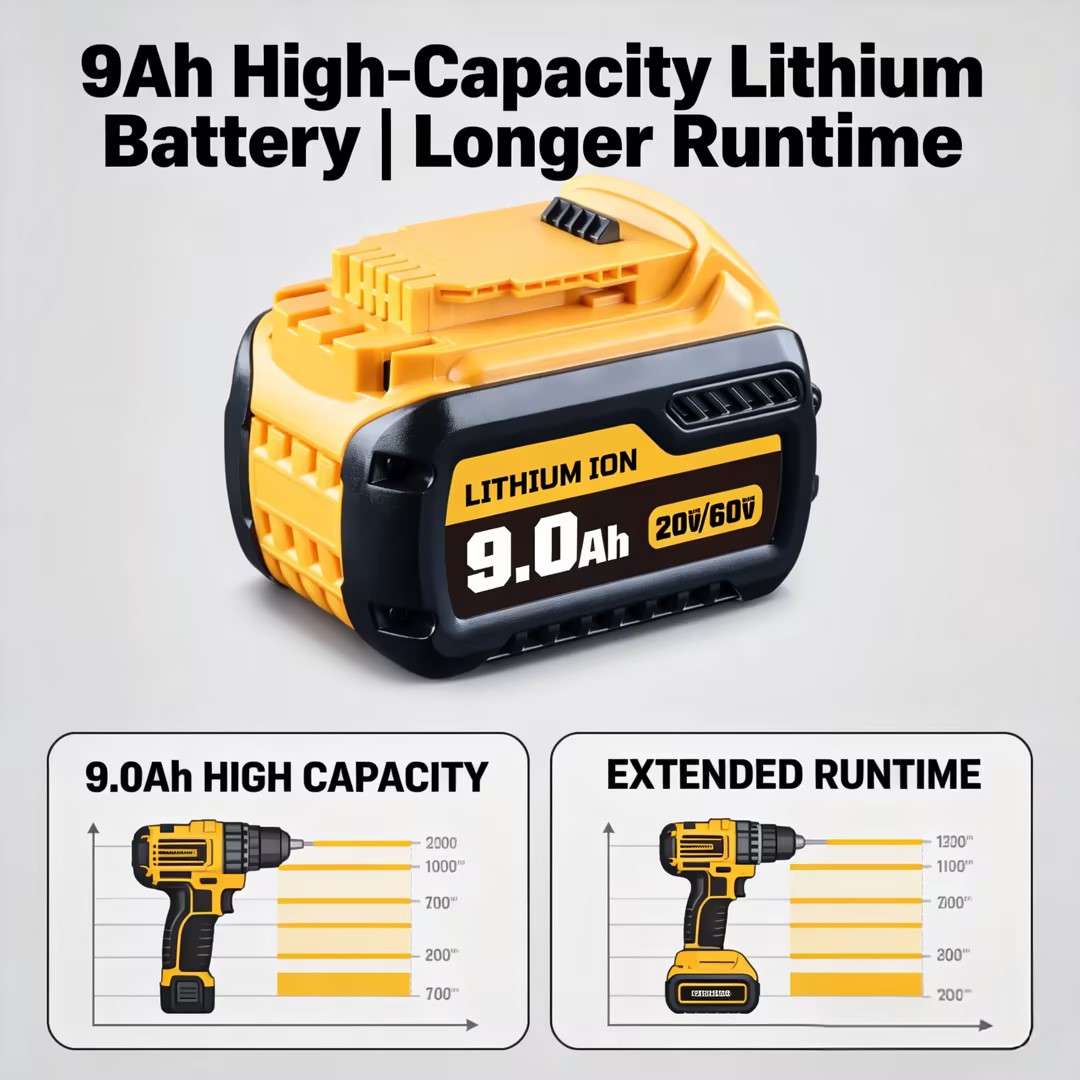 بطارية ليثيوم أيون DCB609 بقوة - مراجعة Power Tools Dewalt وسعره