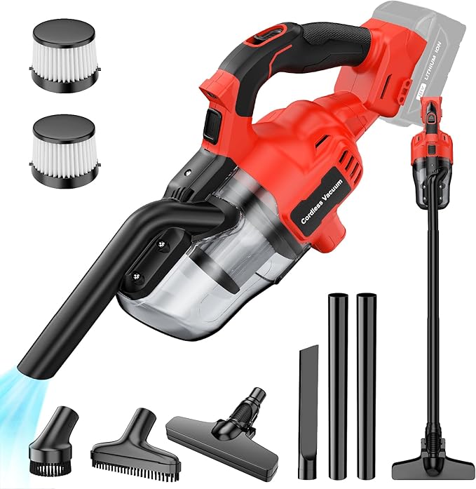 مكنسة كهربائية لاسلكية محمولة  - مراجعة Power Tools Vacuum وسعره