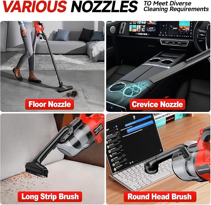 مكنسة كهربائية لاسلكية محمولة  - مراجعة Power Tools Vacuum وسعره