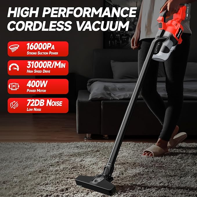 مكنسة كهربائية لاسلكية محمولة  - مراجعة Power Tools Vacuum وسعره