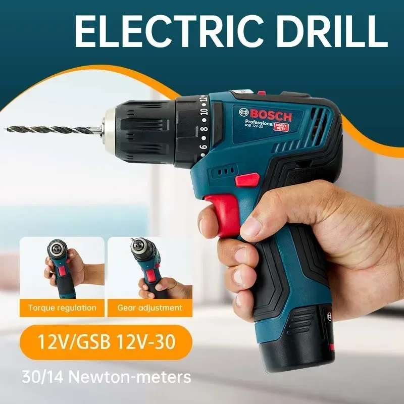 مثقاب كهربائي بوش GSB 12V-30 ا - مراجعة Cordless Drill Driver وسعره