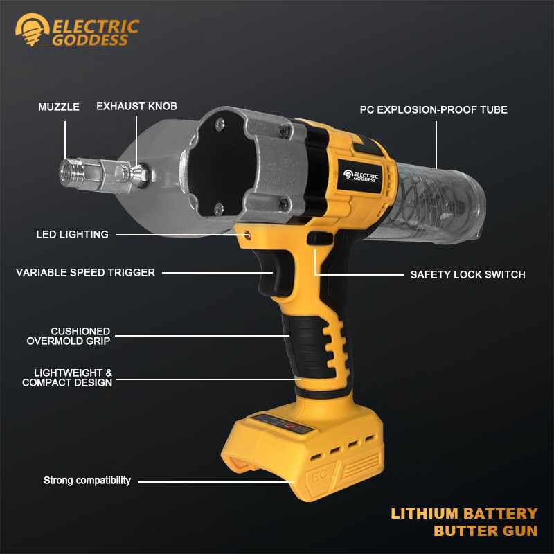 مسدس شحوم كهربائي لسيارة ديوال - مراجعة Power Tools Dewalt وسعره