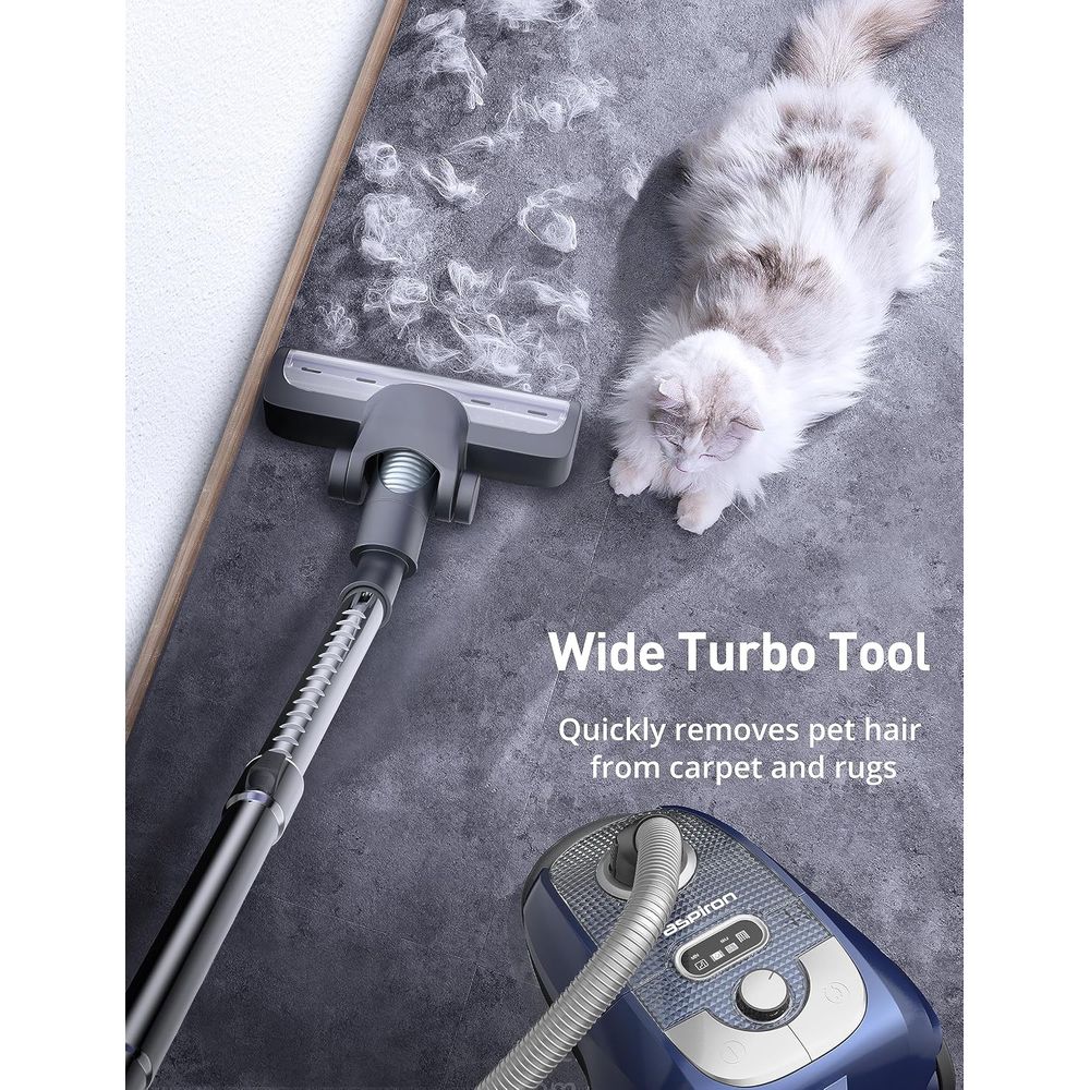مكنسة كهربائية أسطوانية، 1600  - مراجعة Power Tools Vacuum وسعره