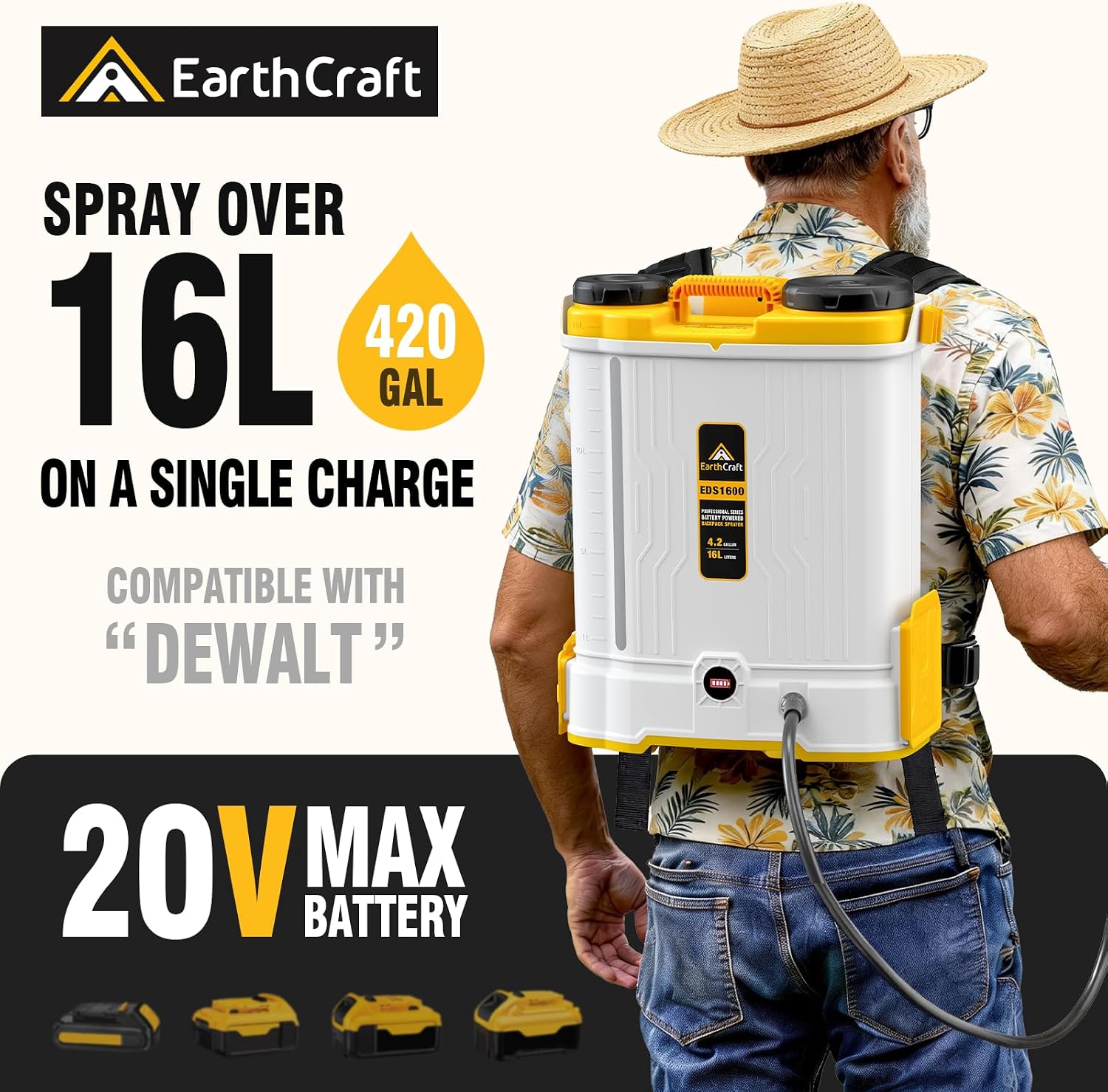 بخاخ محمول على الظهر يعمل ببطا - مراجعة Power Tools Dewalt وسعره