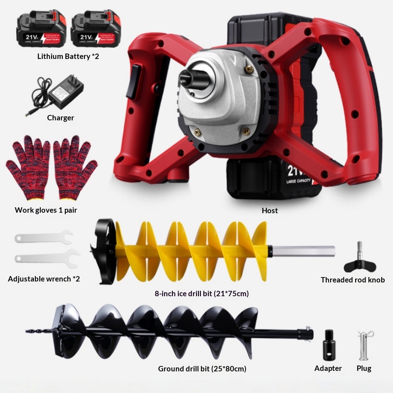 مثقاب أرضي كهربائي ببطارية ليث - مراجعة Power Tools In Construction وسعره