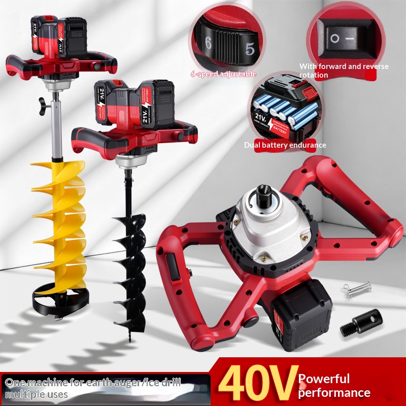 مثقاب أرضي كهربائي ببطارية ليث - مراجعة Power Tools In Construction وسعره
